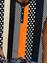 Casual Geometric Buttoned Tank Top