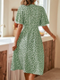 Floral Loose Vacation Dress