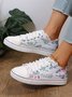 JFN Fashion Floral Ultralight Breathable Sports Canvas Shoes