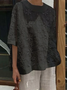 Lace Casual Loose Comfort Top