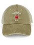 Men's /Women's After God Made Me Said Ta Da Funny Graphic Printing Loose Text Letters Washed Mesh-back Baseball Cap