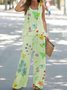 Jersey Casual Loose Floral Two-Piece Set