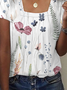 Casual Loose Floral T-Shirt