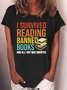 Women's Text Letters Short Sleeve Tee T-shirt Crew Neck Casual Summer Top