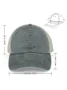 Men's /Women's After God Made Me Said Ta Da Funny Graphic Printing Loose Text Letters Washed Mesh-back Baseball Cap