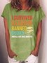 Women's Text Letters Short Sleeve Tee T-shirt Crew Neck Casual Summer Top