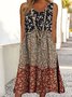 Plus Size Loose Casual Floral Pritned Dress