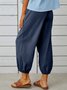 Women's Breathable Loose Comfortable Elastic Waist  Pants