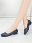 Transparent Waterproof PVC Jelly Glue Hollow Breathable Flat Shoes