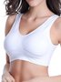 Breathable Comfort High Elasticity Seamless Tank Style Sports  Bra & Bralette