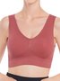 Breathable Comfort High Elasticity Seamless Tank Style Sports  Bra & Bralette