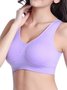 Breathable Comfort High Elasticity Seamless Tank Style Sports  Bra & Bralette