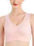 Breathable Comfort High Elasticity Seamless Tank Style Sports  Bra & Bralette