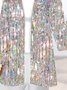 Abstract Casual Loose Long Sleeve Kimono