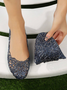 Casual Hollow Out Waterproof Flat Shallow Shoes