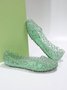 Casual Hollow Out Waterproof Flat Shallow Shoes