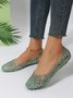 Casual Hollow Out Waterproof Flat Shallow Shoes
