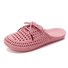 Women Lace Up Hollow Out Waterproof Beach Mules