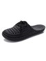 Women Lace Up Hollow Out Waterproof Beach Mules
