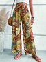 Elastic Band Casual Loose Ethnic Pants