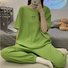 Casual Crew Neck Regular Sleeve Lounge Set