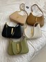 Commuting Simple Lock Buckle Underarm Bag
