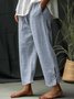 Loose Casual Striped Pants