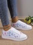 JFN Fashion Floral Ultralight Breathable Sports Canvas Shoes