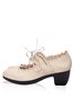 Vintage aApricot Leather Ivory Wedding Bridal Heels Shoes