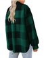 Teddy Velvet Loose Casual Plaid Teddy Jacket