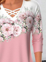 Casual Floral Loose T-Shirt