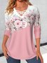 Casual Floral Loose T-Shirt