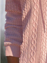 Loose Knit Hooded Jacket in Textured Fabric