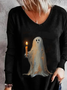 Spooky Halloween Graphic T-Shirt Creepy Goth Horror Tee