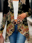 Casual Ethnic Print Kimono