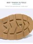 Casual Lace-Up Warm Furry Lined Cotton-Padded Boots