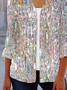 Cross Neck Loose Casual Kimono