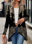 Ethnic Casual Lapel Collar Kimono