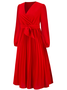 Plain Loose Elegant Dress With No