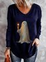 Spooky Halloween Graphic T-Shirt Creepy Goth Horror Tee