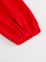 Plain Loose Elegant Dress With No