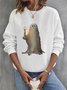 Women's Halloween Crew Neck Spooky Sweatshirt