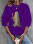 Women's Halloween Crew Neck Spooky Sweatshirt