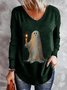 Spooky Halloween Graphic T-Shirt Creepy Goth Horror Tee