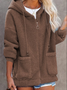 Hoodie Casual Loose Teddy Jacket