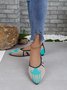 Casual Color Block Comfy Insole Shallow Shoes
