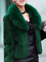 Loose Elegant Winter Faux Fur Coat