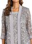 Loose Wrap Elegant Lace Matching Outfit