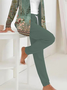 Women's Floral Daily Going Out Two Piece Set Long Sleeve Casual Spring/Fall Coat With Pants Matching Set