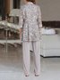 Loose Wrap Elegant Lace Matching Outfit
